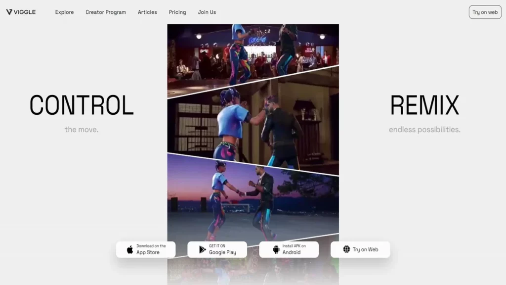 Homage of viggle ai