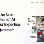Homepage of outlier ai