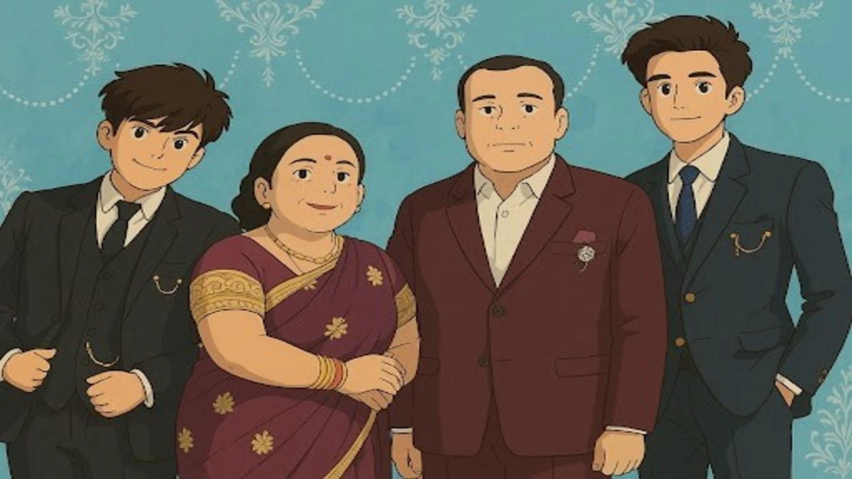 family portrait ghibli style image generator