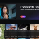 introductory homepage of pixverse ai
