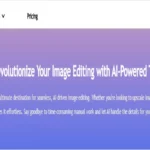 introductory homepage of remaker ai with logo