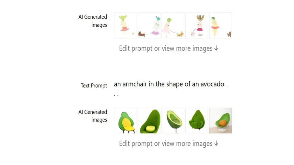 AI images generated by dall-e