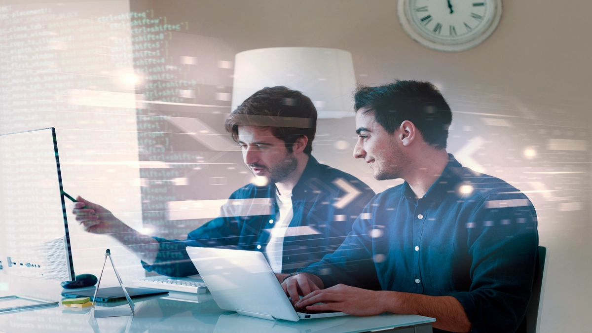 Developer uses blackbox.ai for coding