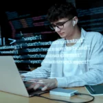 Developer using blackbox.ai