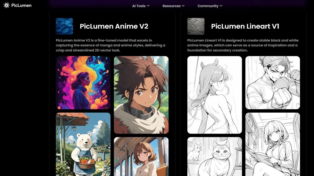 Editing tools of piclumen ai