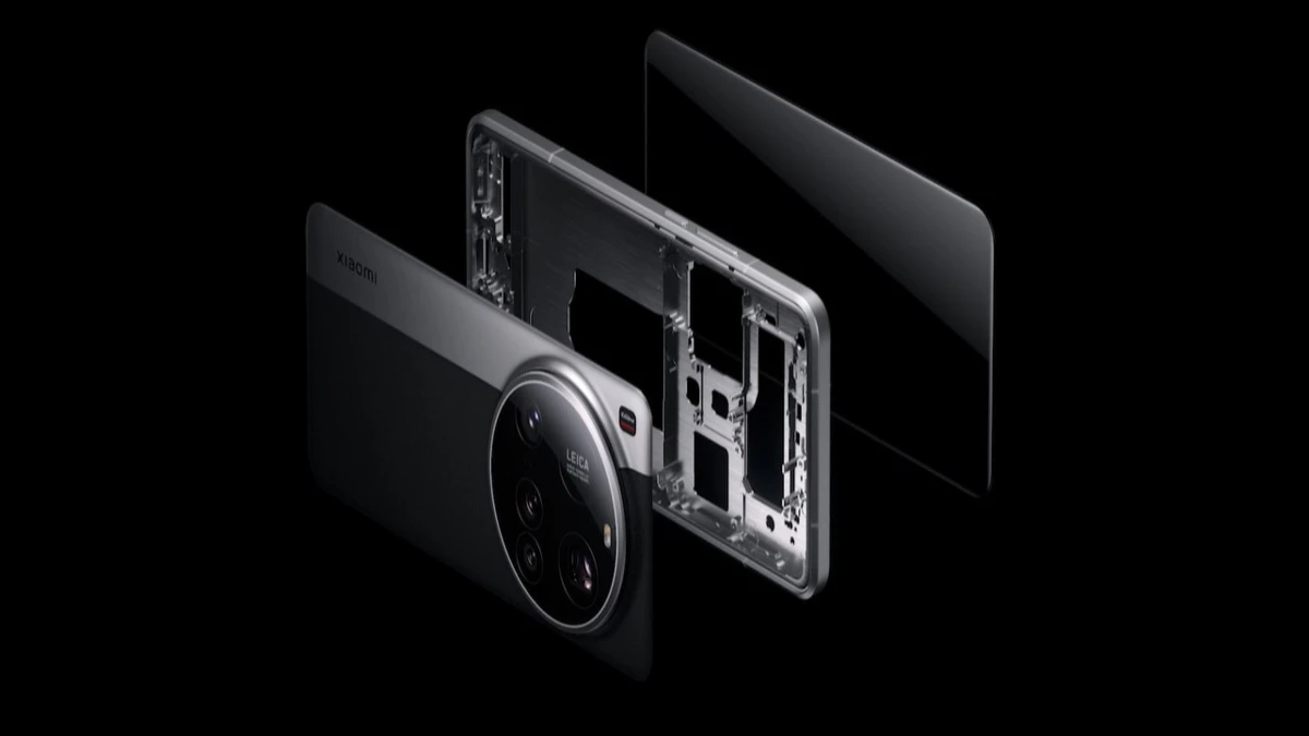 Exploded view of xiaomi 15 ultra