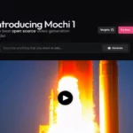 Homepage of genmo ai