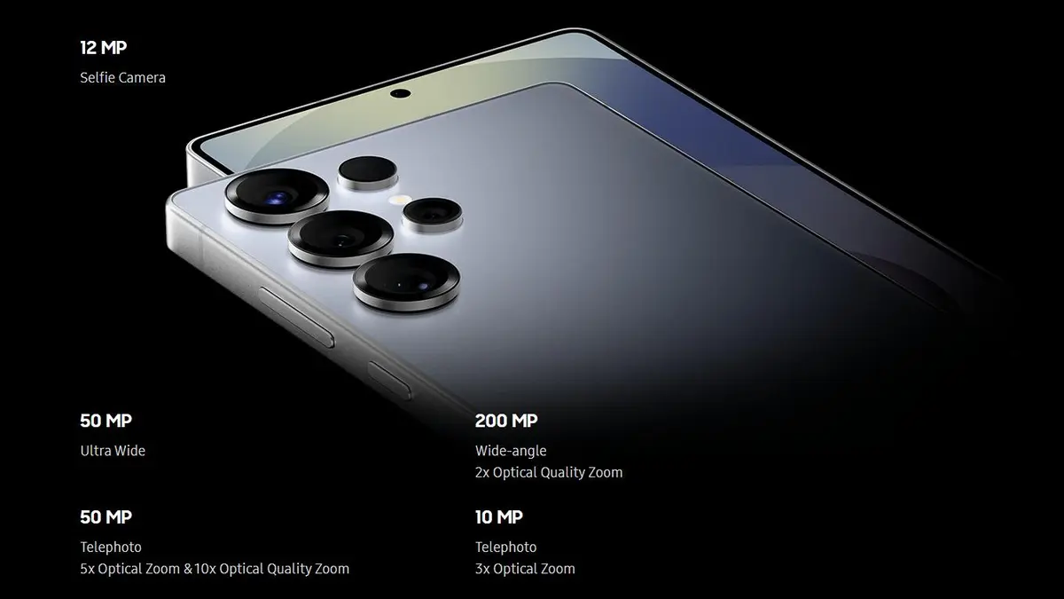 camera specifications of samsung galaxy s25 ultra