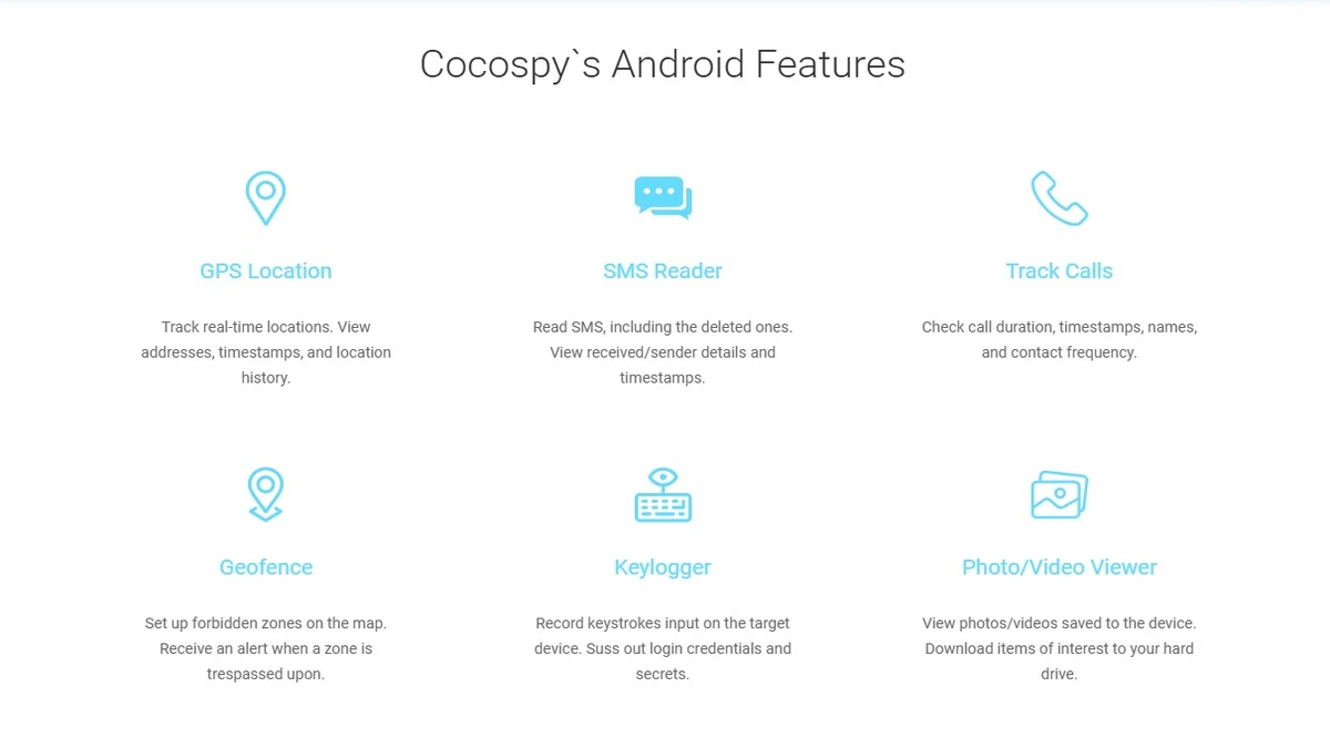 compatibility on Android phones for tracking on cocospy