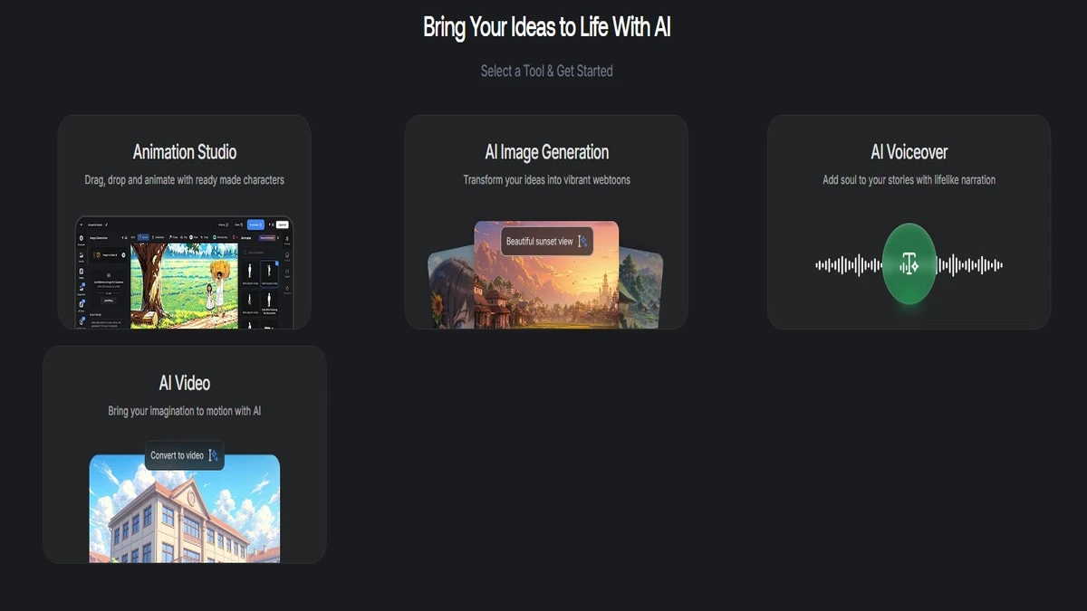 different features on autodraft ai website