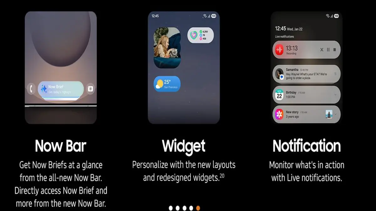 display interface of samsung galaxy s25 ultra