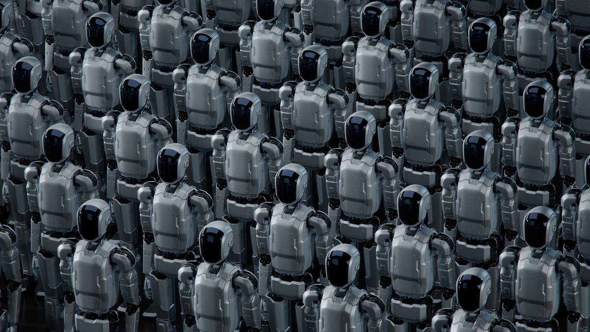group of swarm robots in the future of robotics