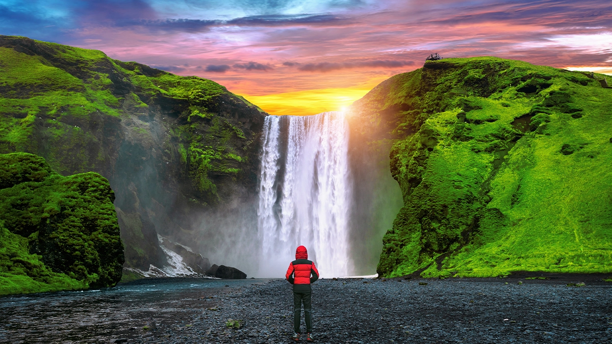 hd photo converter view of a waterfall