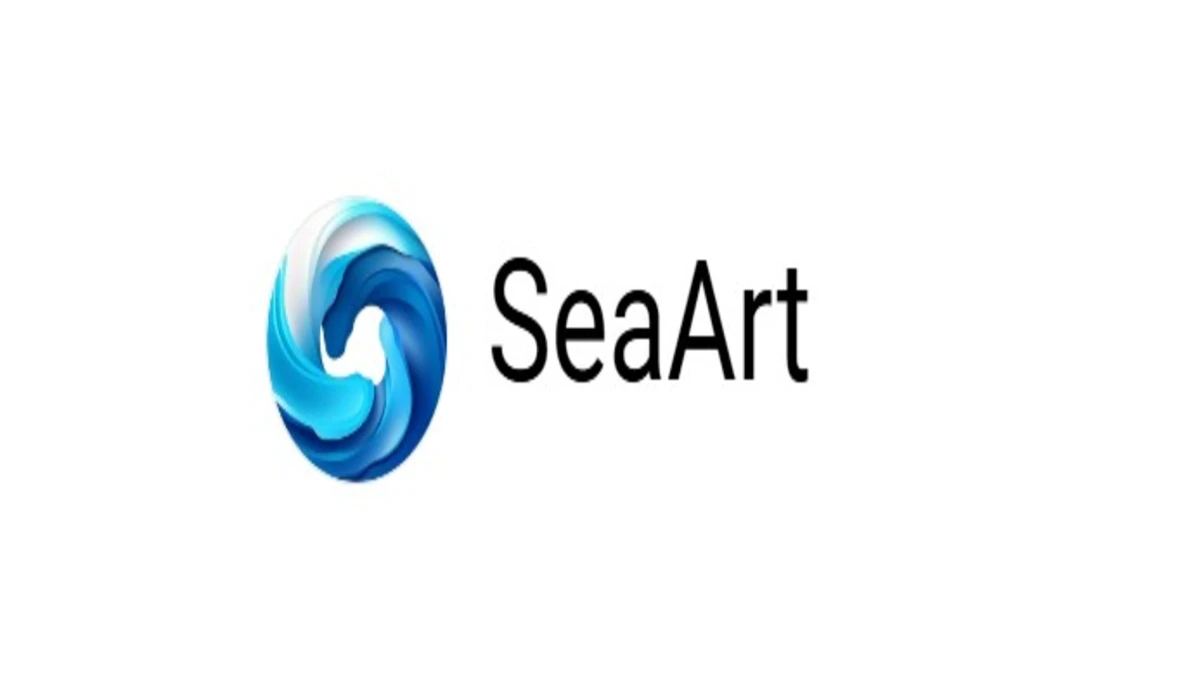 logo with text of seaart ai