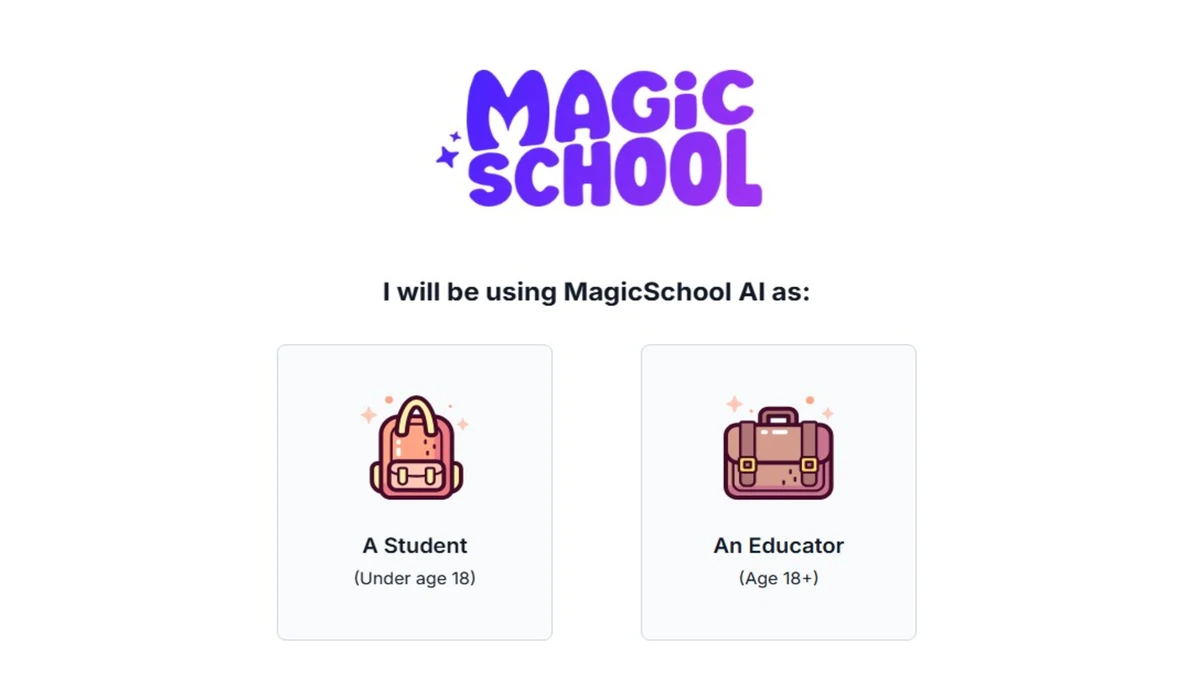 page for students and teachers on magic school ai