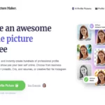 pfpmaker generator homepage interface layout