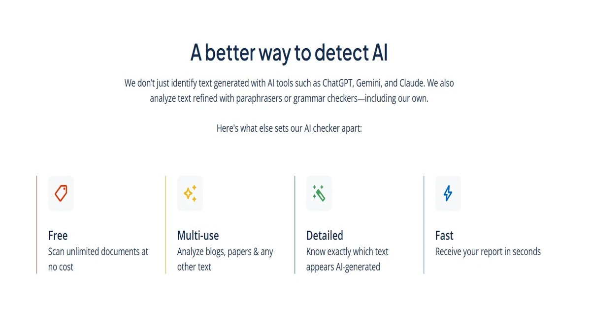 quillbot ai detector features
