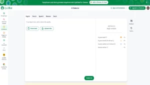 quillbot ai detector homepage