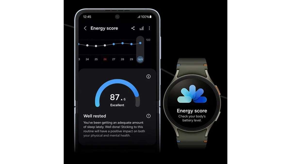 samsung galaxy watch 7 energy score