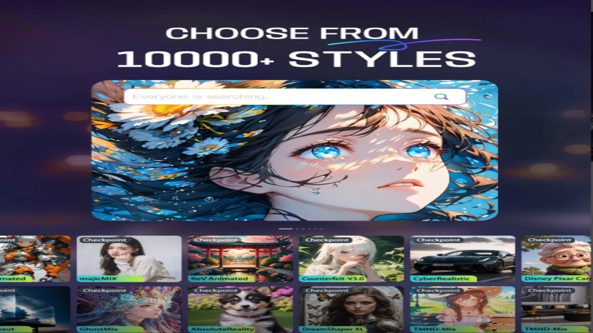 style page of seaart ai