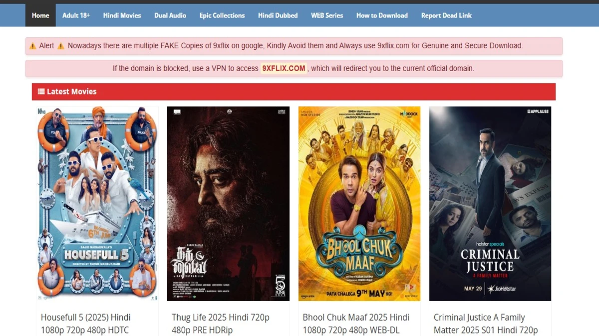 9xflix options