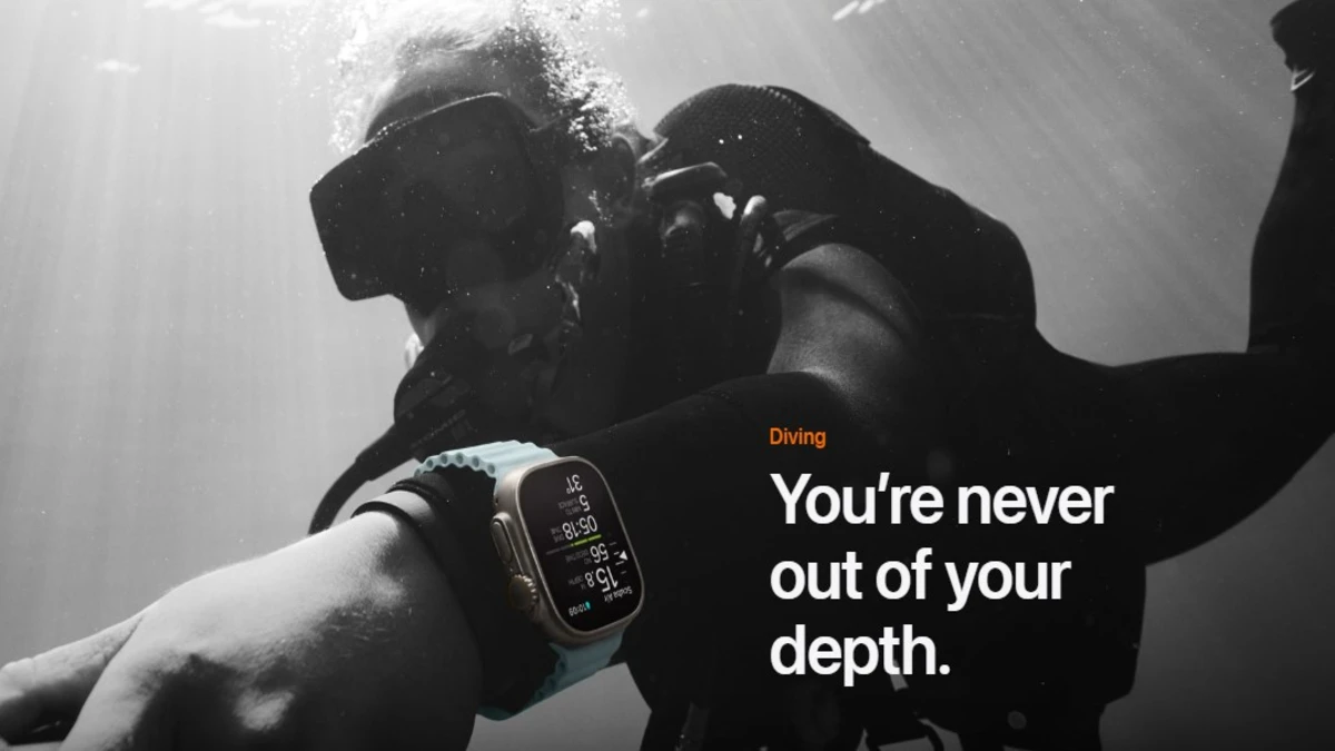 Apple Watch Ultra 2 water resistant