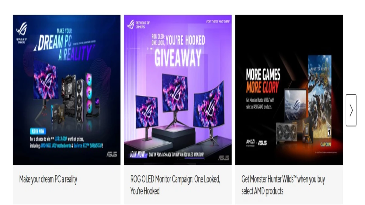 asus rog campaigns