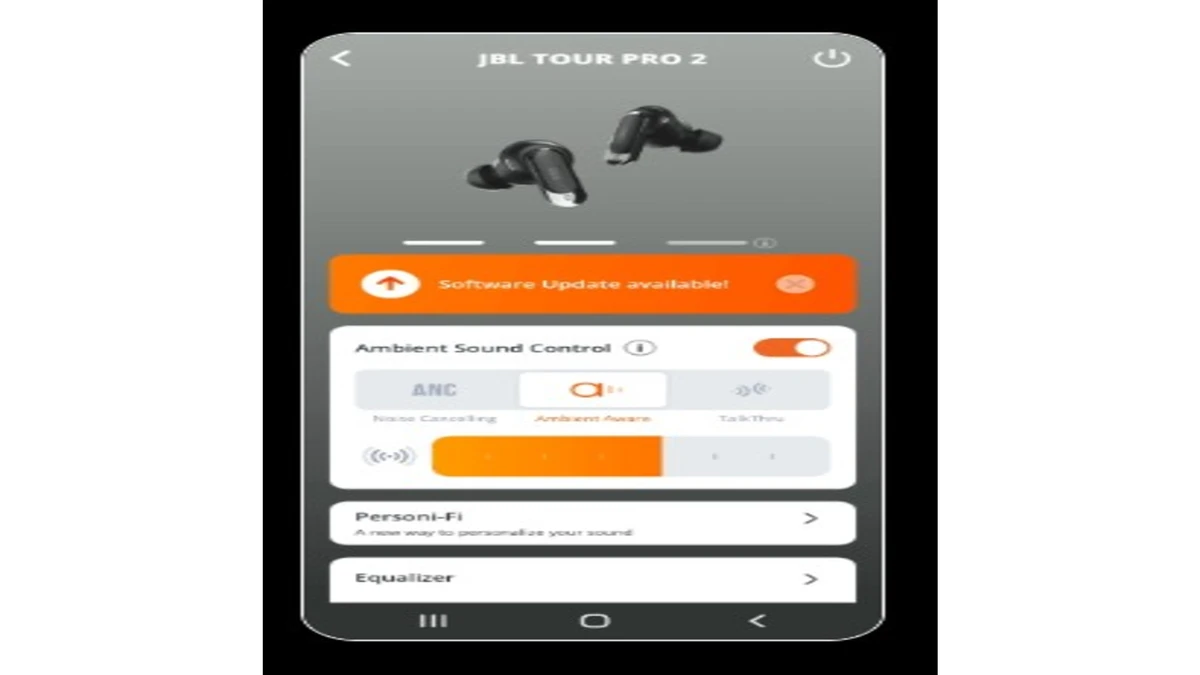 jbl tour pro 2 sound personalisation