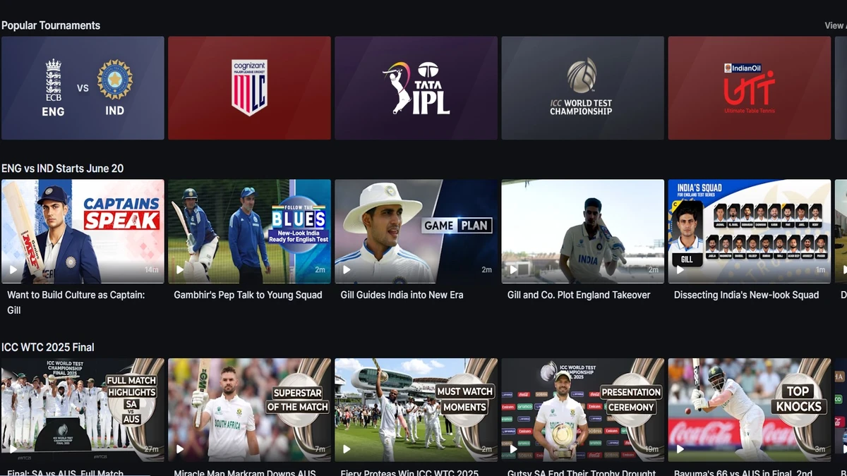 jiocinema sport