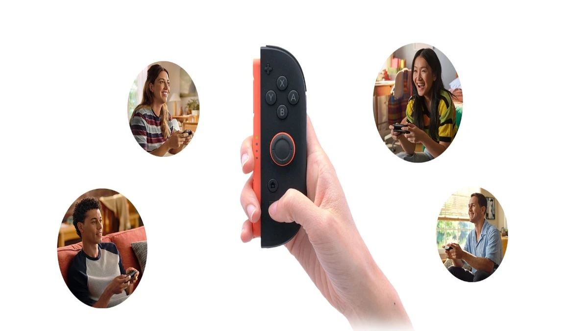 People with nintendo switch 2 console games