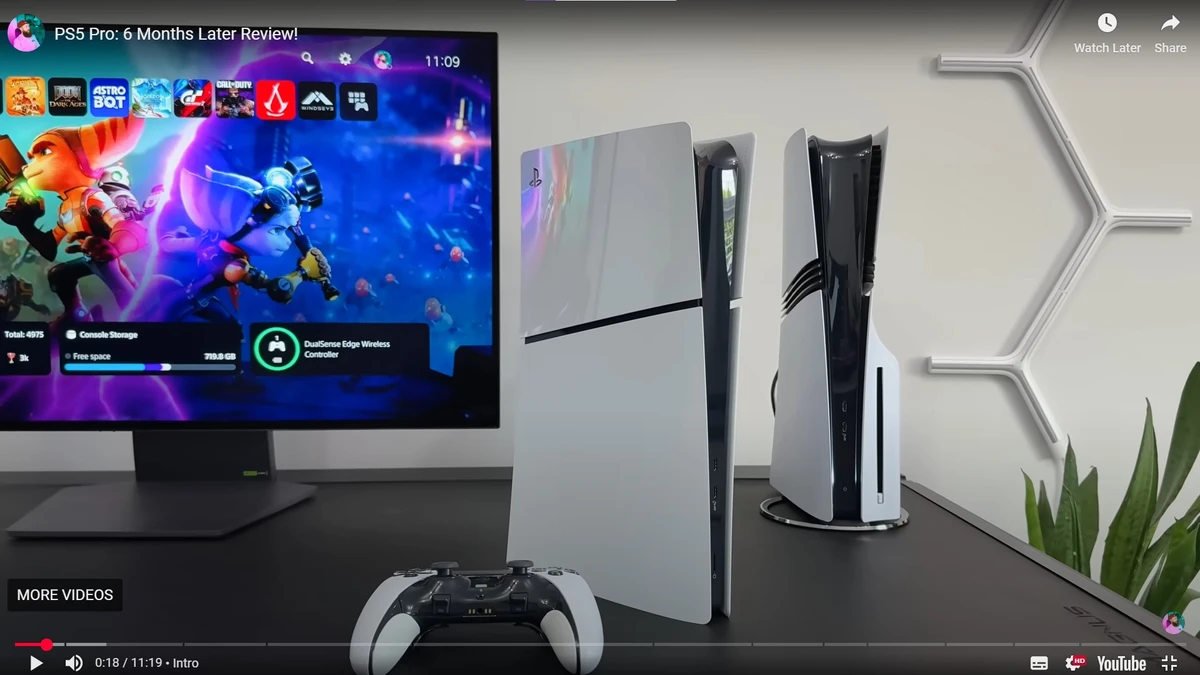 Review of ps5 pro with games and display