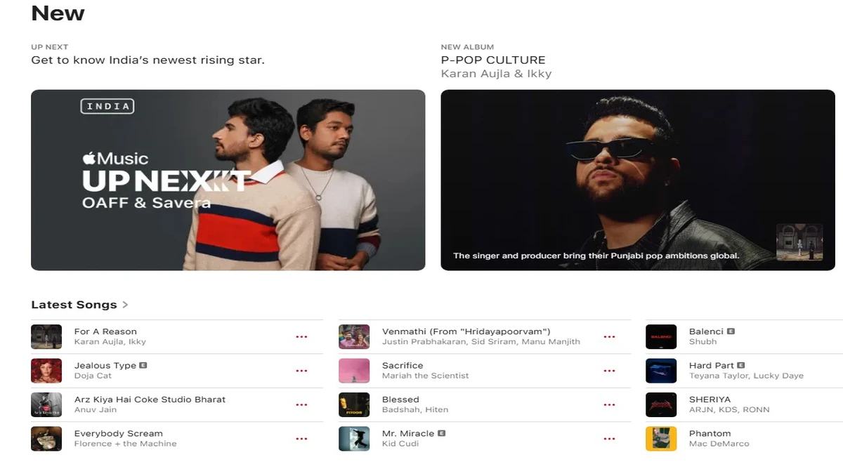 categories of music on apple replay