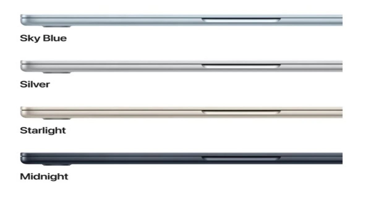 color variations of 13 inch m4 macbook air