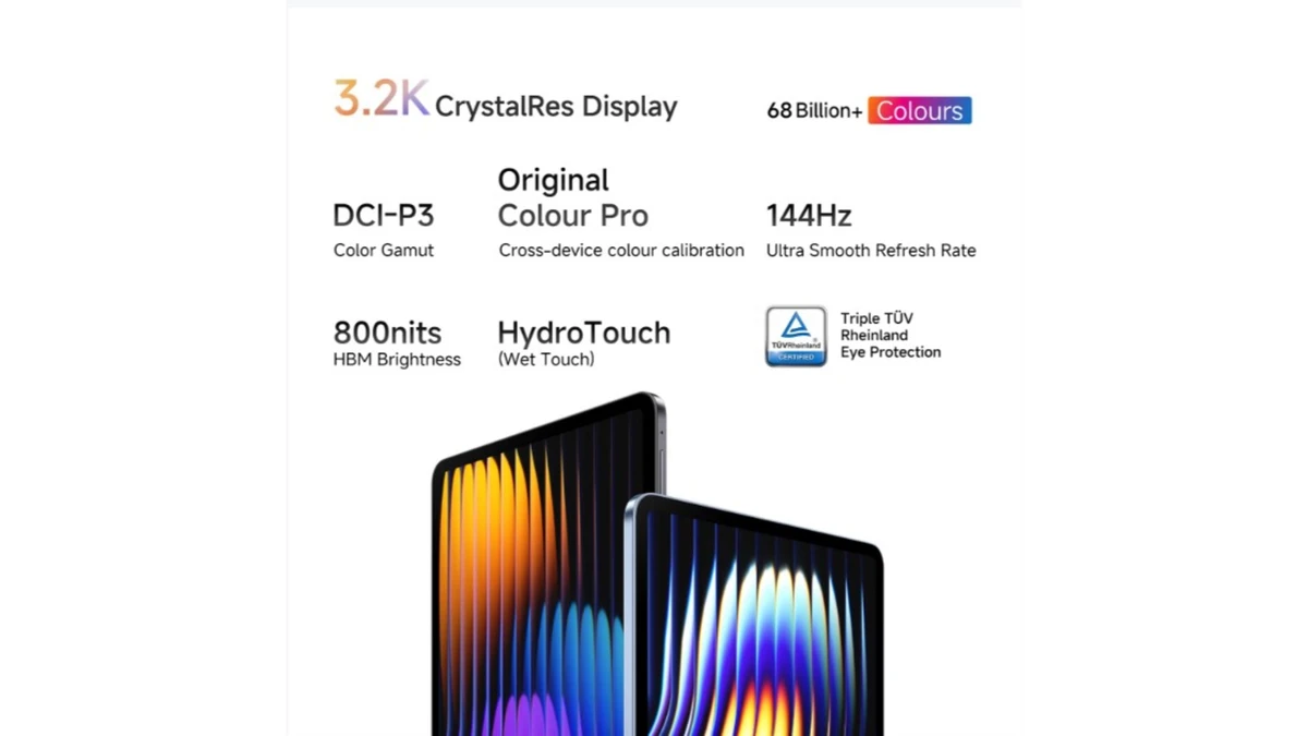 display specifications for xiaomi pad 7