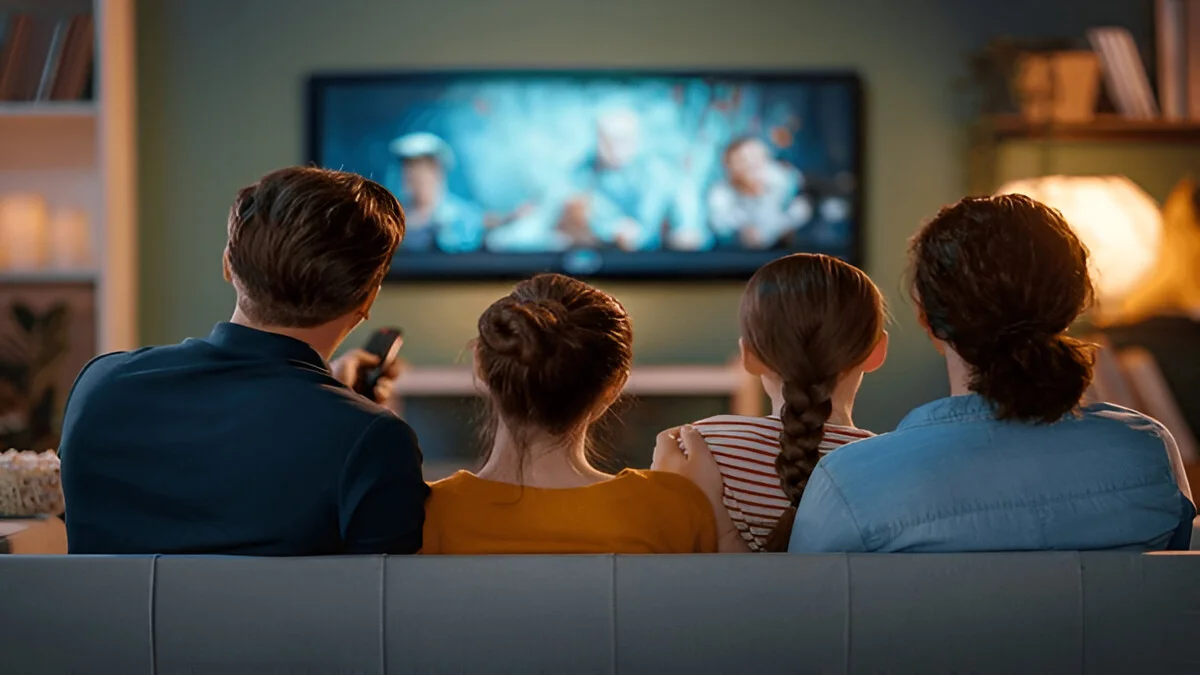 family watching youtube tv free trial