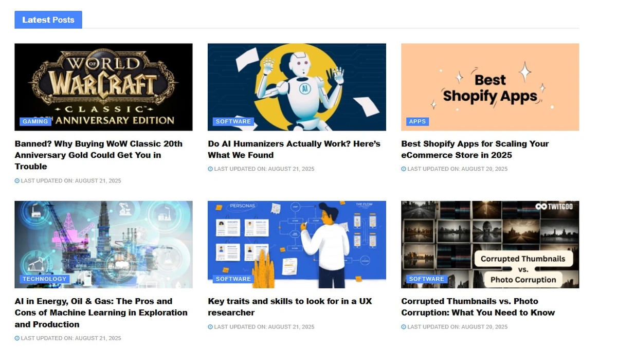 latest updates on Twitgoo