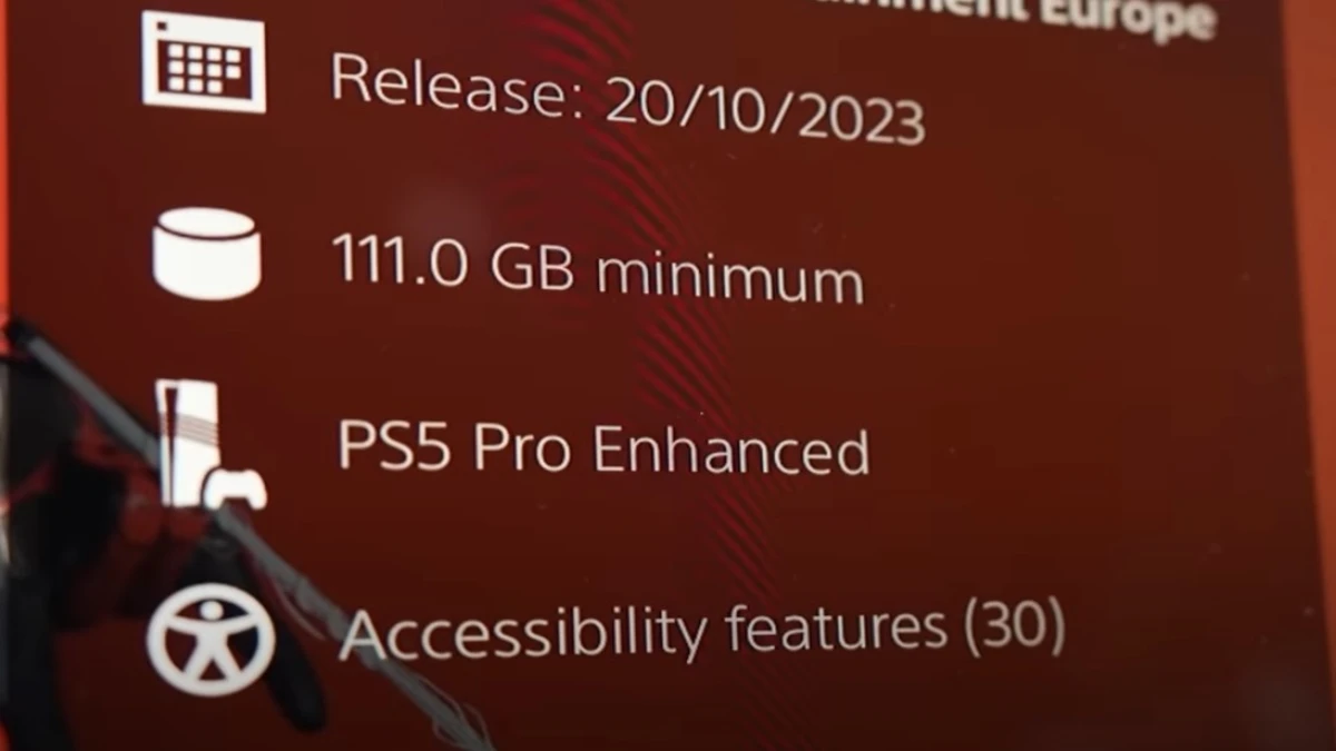 ps5 pro console details and specifications