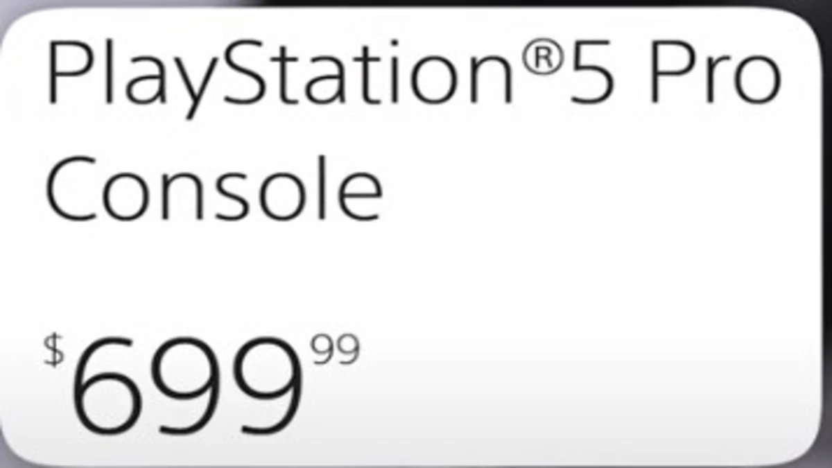 the market price of ps5 pro console