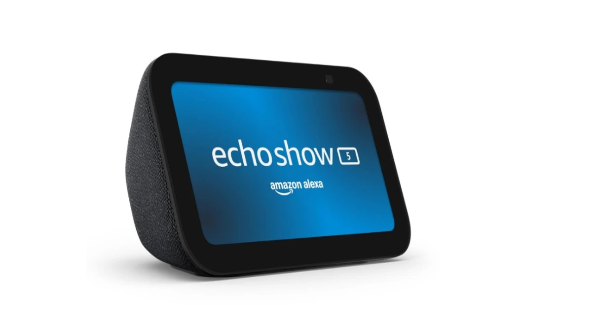 Black color amazon echo show 5 