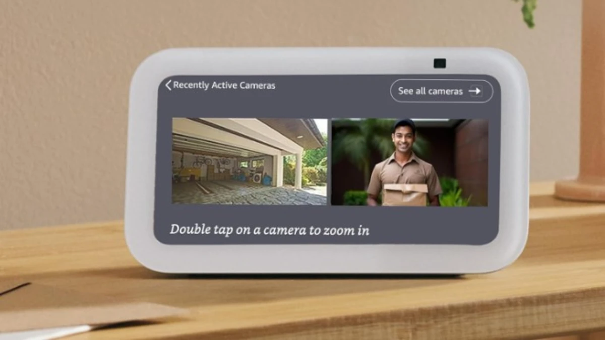 Camera access of amazon echo show 5