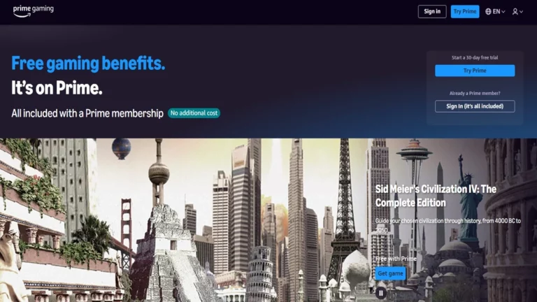 Hidden Gem Inside Your Amazon Prime Membership: prime gaming