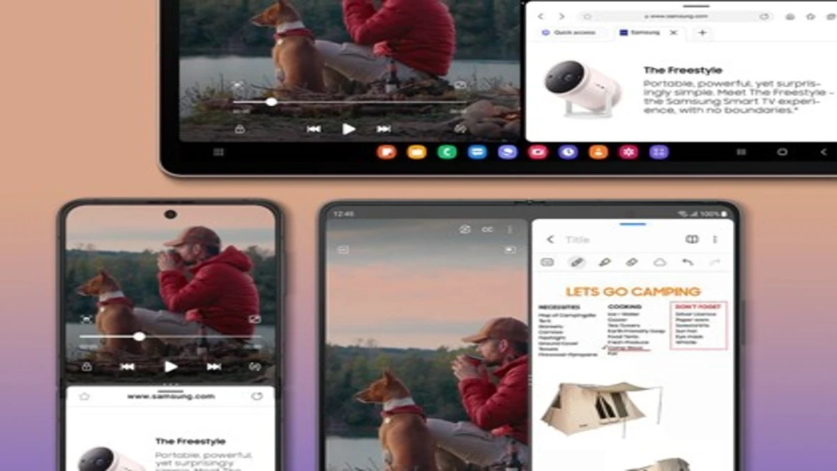 Multitasking with one ui home