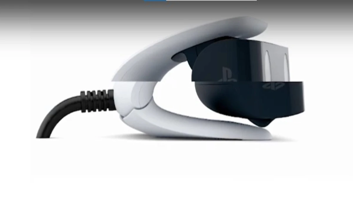 Side view of ps5 camera