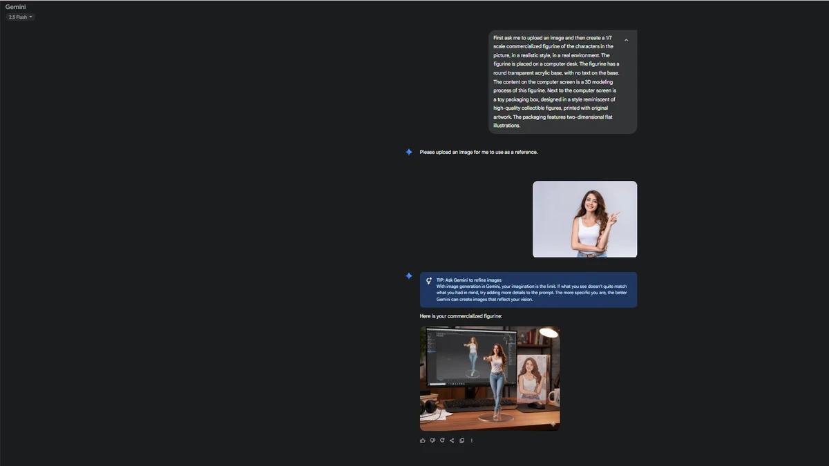 gemini nano banana whole process