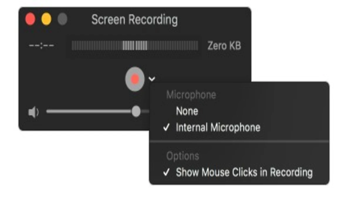how to screen record on mac  with internal audio