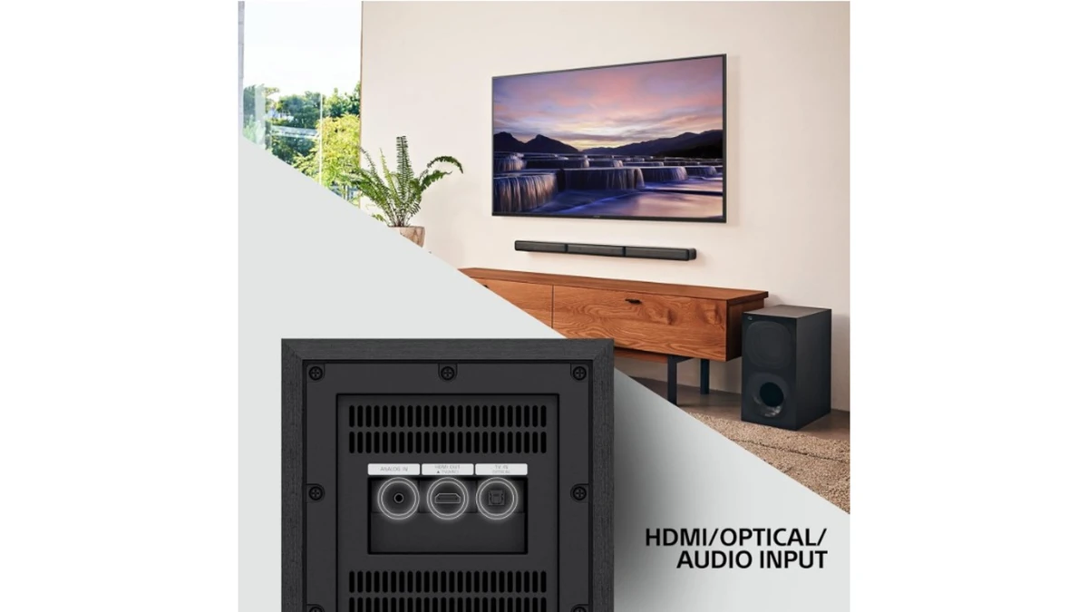 Connectivity output for sony home theatre