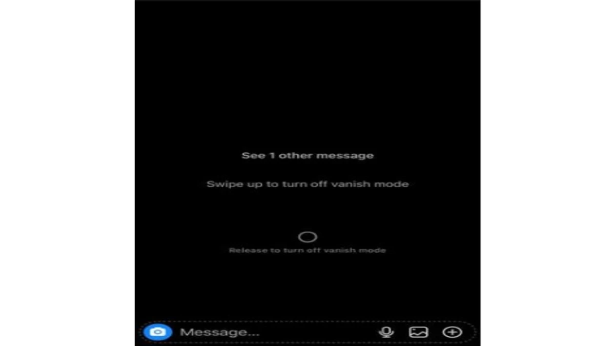 How does vanish mode instagram work