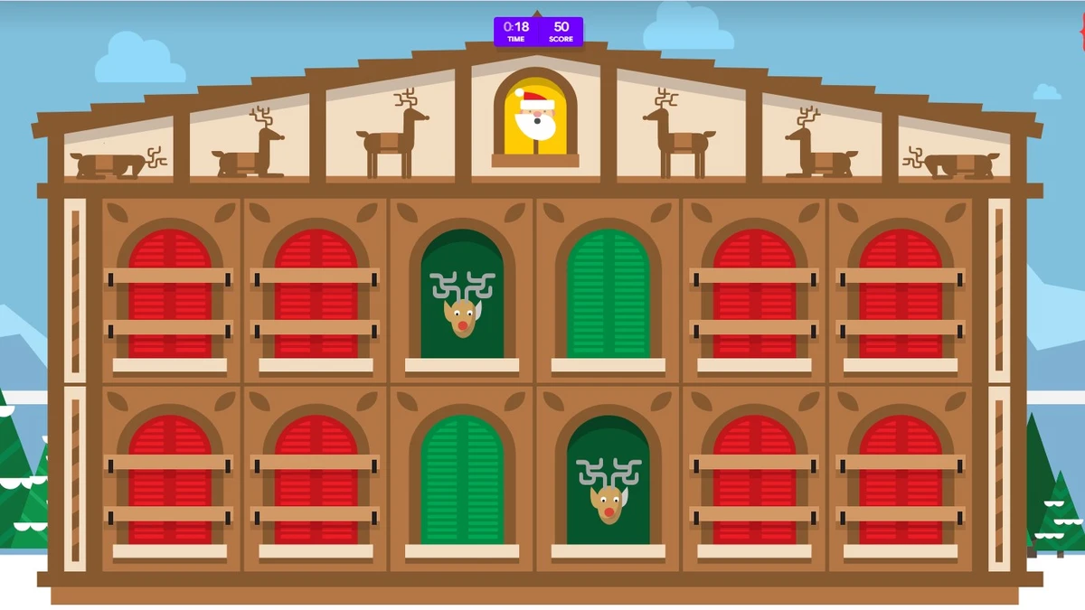 flipping cards on google memory game
