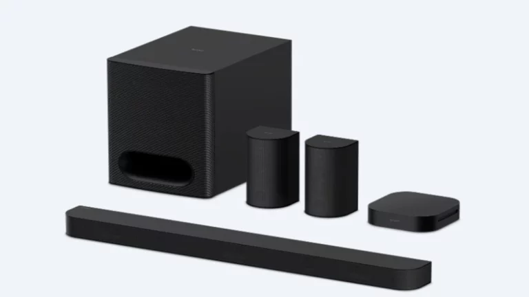 sony home theatre model display