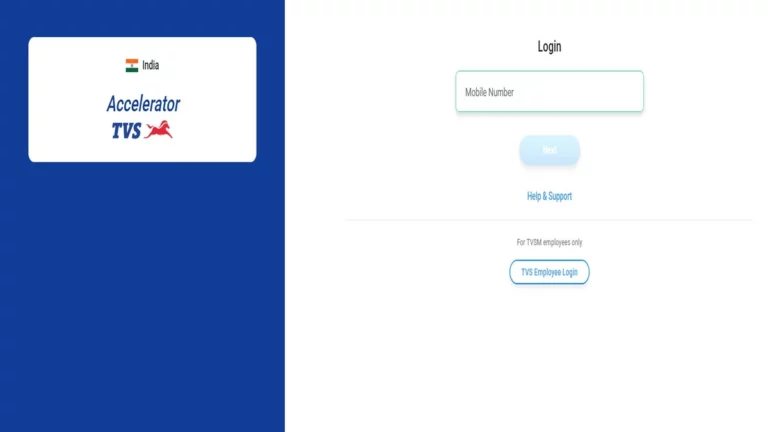 Homepage of tvs accelerator app